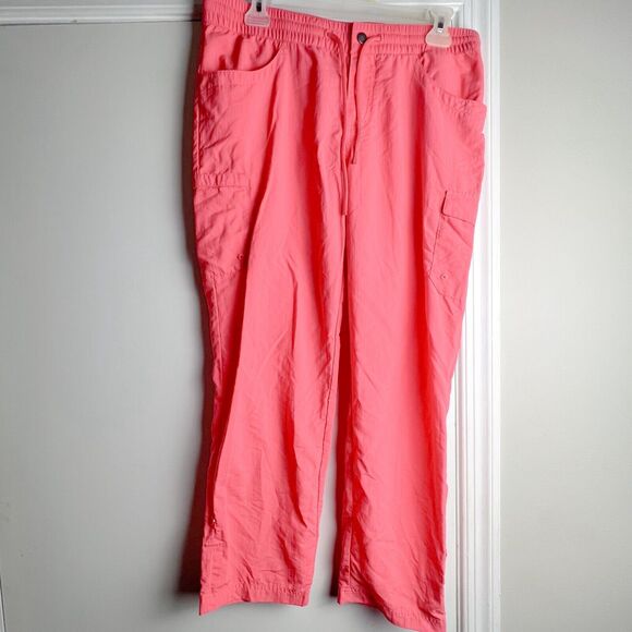 NWOT Columbia Light Jogger Roll Up Pants - Coral Womens M - Picture 4 of 10